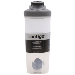 BOTELLA CONTIGO SHAKE & GO GRIS