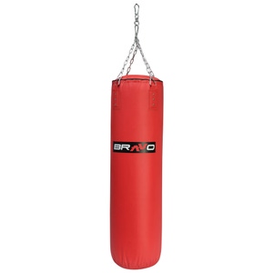 SACO P/BOXEO 150X35 CM 45 KG ROJO BRAVO