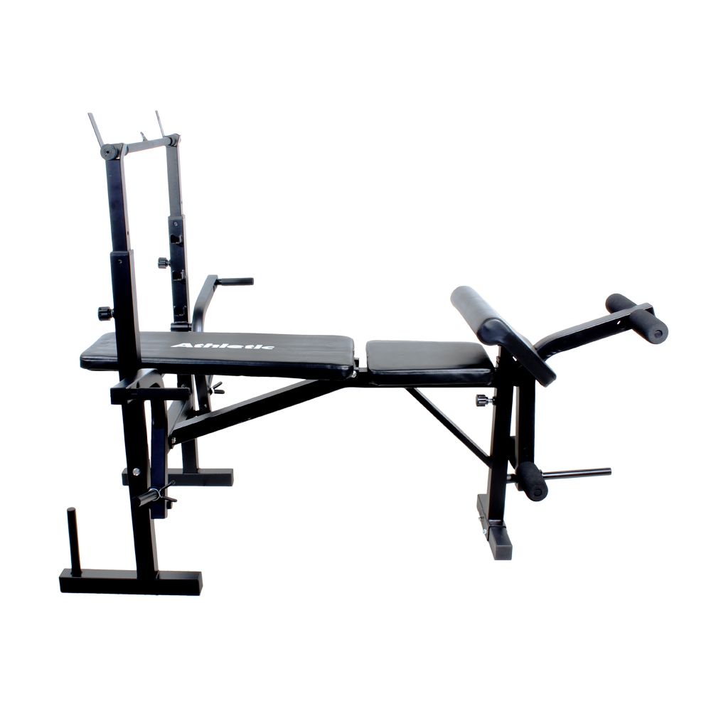 BANCO MULTIPLE C/ SOPORTE DE BARRA ATHLETIC